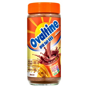 Ovaltine 阿華田 營養巧克力麥芽飲品 含21種營養 5種礦物質、7種維生素、8種必需胺基酸、膳食纖維  400g  1入  1罐