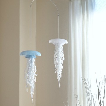 雙水母掛飾  size: M / M