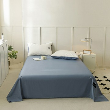 48H出貨全棉100純棉床單床笠輕奢簡約長絨棉無印風單品床單床笠單枕頭套