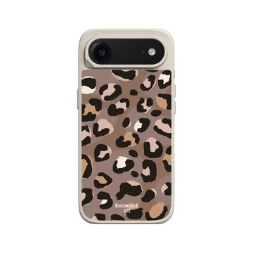 iPhone Air SolidX 貝殼灰 - Knock Knock A2Z - 慵懶豹豹