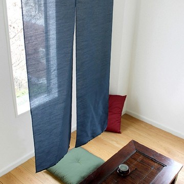 NEXTYLE 日製手作系 京都懷舊門簾 高級防焰加工  170 x 85cm  鈷藍色
