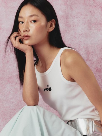 Fog Sleeveless Tank [White]