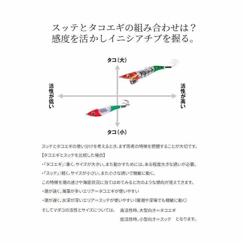 シマノ QT-R80X タコマスター スッテ M フラッシュブースト 006
