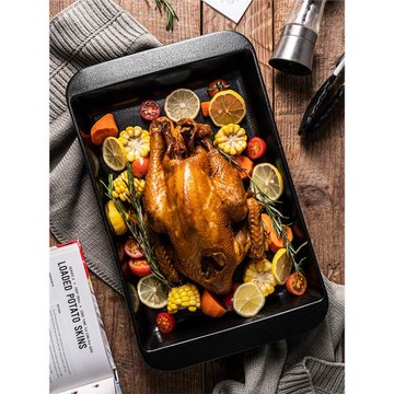 LePantry陶瓷商用可明火烤盤大號烤箱專用烤魚盤烤雞盤子吃播菜盤