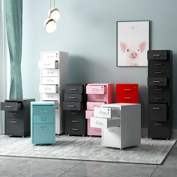 【含稅/免運】 簡約海爾默收納柜可移動臥室床頭柜客廳夾縫儲物柜多功能抽屜柜