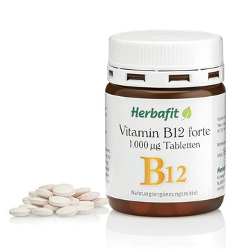 Sanct Bernhard Herbafit 維生素B12 1000mcg (180錠/罐)X2瓶 長效高劑量