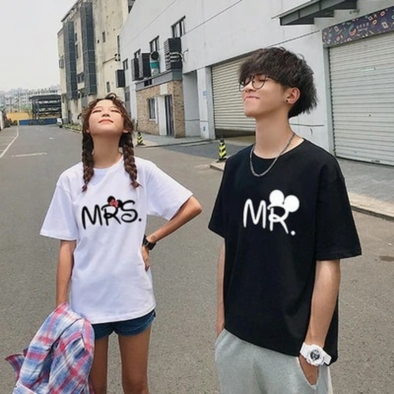 韓国ファッション 綿100 ミッキーtシャツ可愛いミニープリントペアルックカップルtシャツ ミッキー Tシャツ ディズニー Tシャツ 半袖 レディース メンズ 通販 Lineポイント最大5 0 Get Lineショッピング