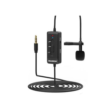 MAMEN 慢門 KM-D2 (相機.手機)領夾麥克風 USB充電 全向MIC 降噪 收音 直播(KMD2,公司貨)