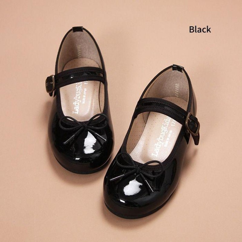 黒 エナメル バレエシューズ リボン付き GRL》(グレイル) 上品 エナメル「「バレエシューズ」(リボン付き