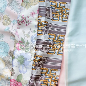 柔軟水彩蠟筆色多用石原里美風復古絲巾方巾1入