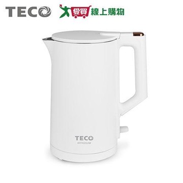 TECO東元 316不鏽鋼雙層防燙快煮壺XYFYK1513W【愛買】