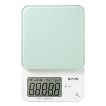 Kinyo 高精準料理秤  DS-018  3kg  綠色