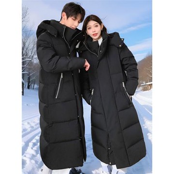 哈爾濱漠河裝備中長款情侶羽絨服