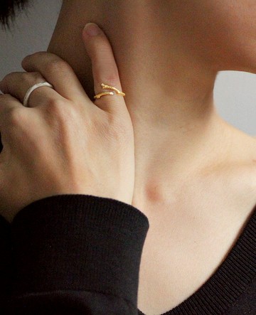 戒指牧羊人樹枝 K18YG