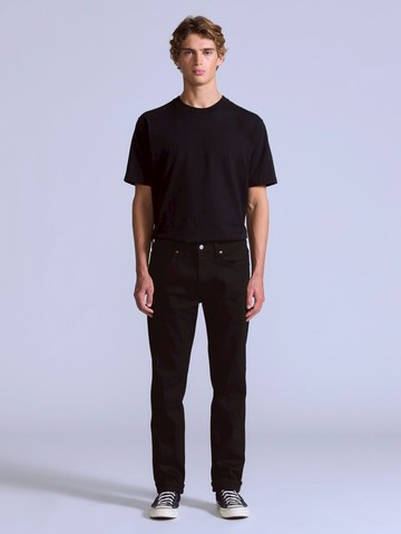 BLUETAB™ 502™ 中腰舒適錐形牛仔褲 / 彈性面料 / MOJ日本面料 / 黑色 ONE WASH 人氣新品