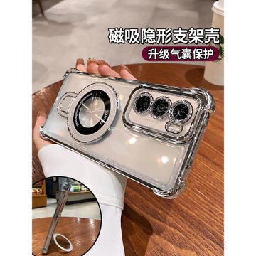 磁吸支架15適用opporeno12pro手機殼opporeno13新款reno14透明鏡頭全包防摔reno5678高級11氣囊910女0pp0硅膠