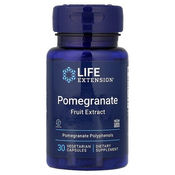 Life Extension, 石榴果實提取物，30 粒素食膠囊