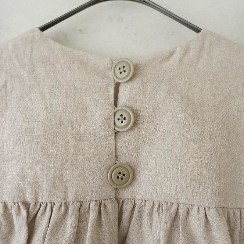 美品】ヤブヤム YABYUM *YORK TUNIC*プルオーバー麻リネングレー 