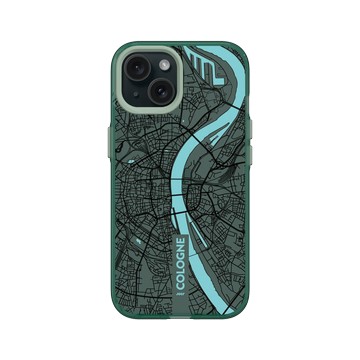 iPhone 15 Clear 憂墨綠 - JOCR - Cologne (Black Logo)