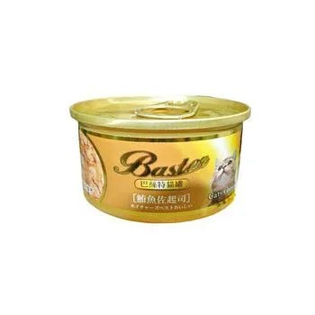 Baster巴絲特 貓罐1號-鮪魚佐起司 80g x 24入