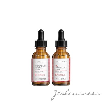 Jealousness婕洛妮絲 液態三重酸煥膚精華30ml+8%杏仁酸淨痘精華30ml