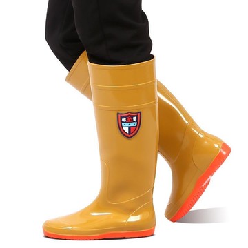 ✨可開發票#男女過膝下水雨靴防水雨鞋插秧靴釣捕魚涉水鞋平底工作水靴超高筒#免運