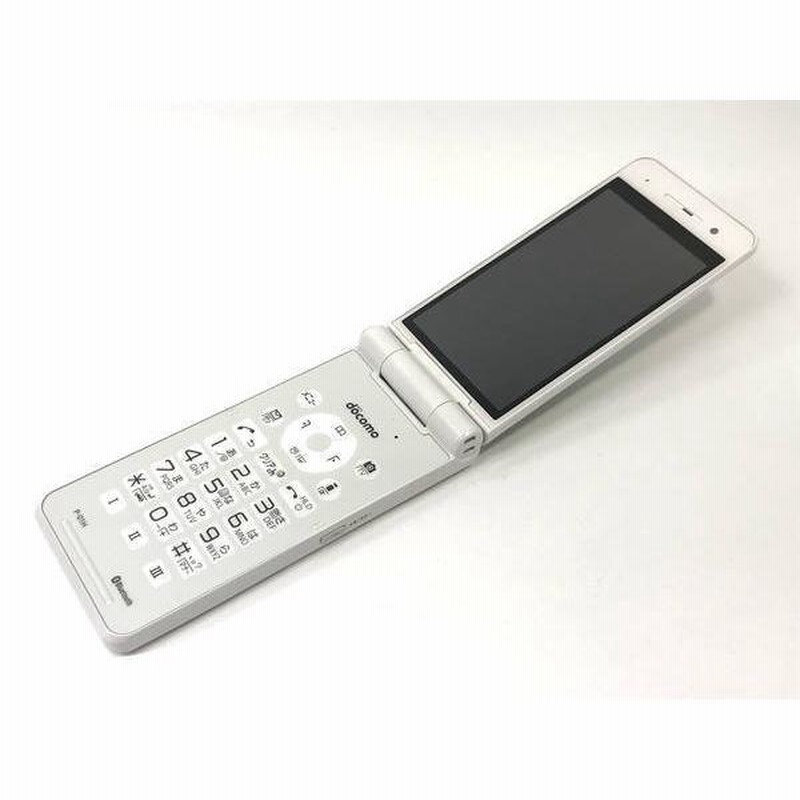 新品未使用 docomo P-01F ホワイト 携帯電話 ガラケー-