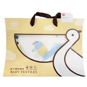 Roaze 柔仕 冰絲涼感紗布被 適用於0個月以上 100%聚酯纖維  奇異駱馬 白色  130 x 110cm