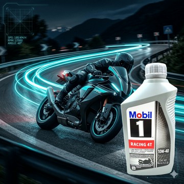 《油工坊》MOBIL 1 RACING 4T 10W40 全合成 SN MA2 MA 946ml