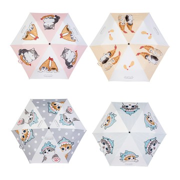 【MOFUSAND貓福珊迪】輕量不回彈防曬傘 UPF50+防曬黑膠自動傘 晴雨傘 遮陽傘 雨傘 個人傘