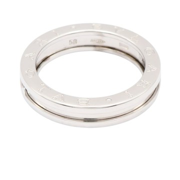 BVLGARI 寶格麗 B.zero1  戒指 58 18K白金 336028 【二手名牌BRAND OFF】