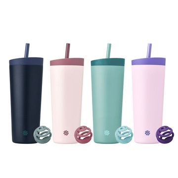 Blender Bottle Tumbler 二合一雙飲口不鏽鋼吸管杯24oz/710ml(blenderbottle/冰霸杯/環保杯/隨行杯/保溫杯)