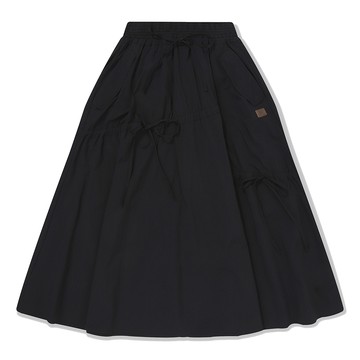 BBC EARTH 女 String Detail Skirt 長裙 BLACK BEFLIAQ01160
