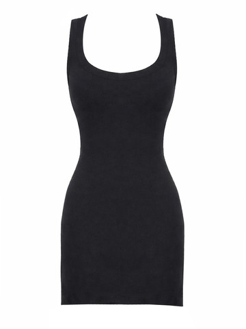 the attico viscose blend mini dress