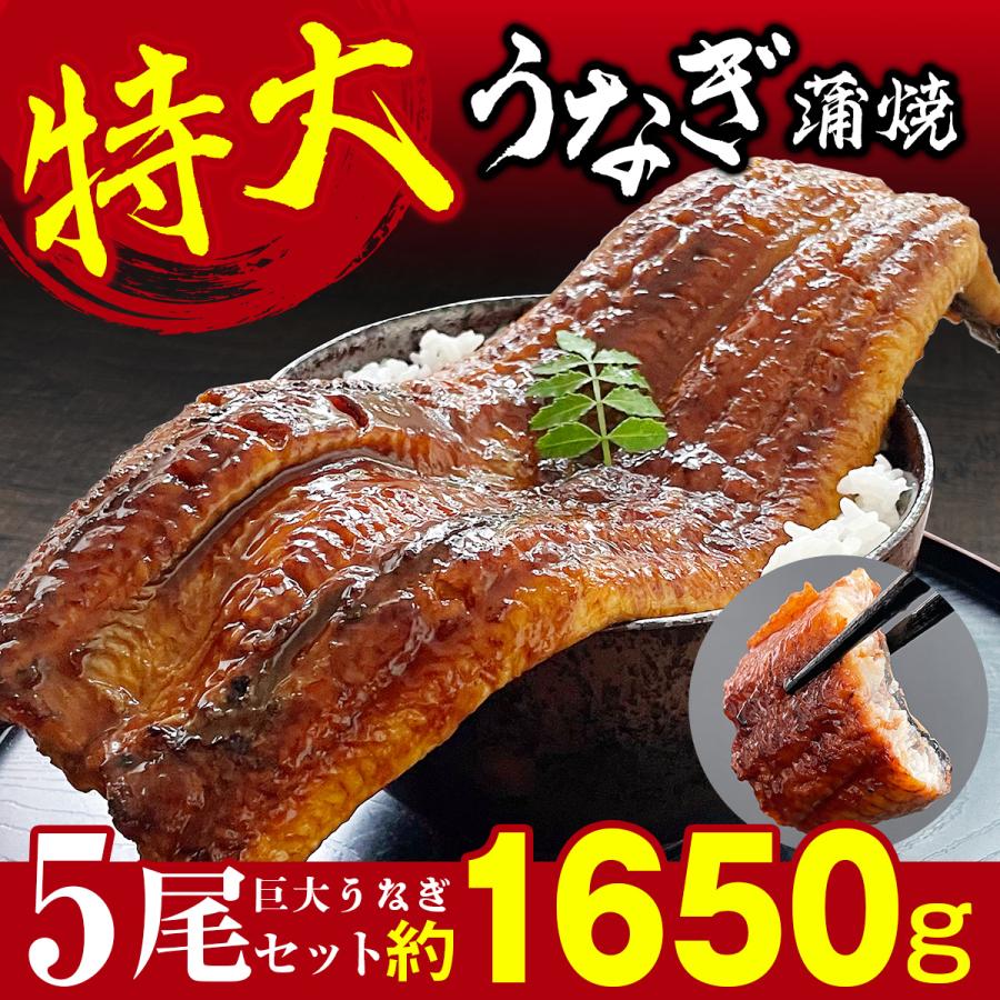 うなぎ 鰻 中国産 特大 約330g × 5尾 ひつまぶし おにぎり 鰻重 うな丼鰻蒲焼 蒲焼き 真空パック ギフト お取り寄せ 冷凍 内祝い プレゼント