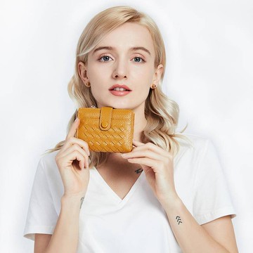 中夾女生 拉鍊中夾 錢包女 小錢包 錢包男 皮包 卡夾 小皮包 編織短夾 錢包 零錢包 零錢包男 中夾 女生短夾 059