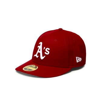 NEW ERA 男女 59FIFTY FIRE RED  奧克蘭運動家 紅 NE71009929