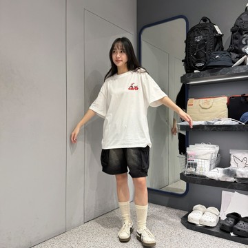 【MasCool】 DELUXE摩托車短袖 短袖 短T 短袖TEE 短踢 素踢 落肩 T恤 T-SHIRT 寬鬆