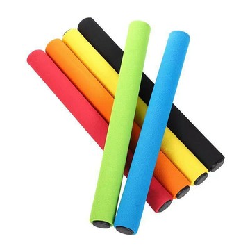 ✅彩色海綿接力棒不鏽鋼管接力棒田徑短跑比賽專用接力棒兒童接力棒【台灣出貨】