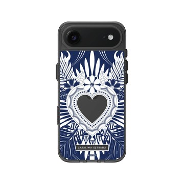 iPhone Air Clear (相機按鈕) 酷墨灰 - Catalina Estrada - Blue Heart