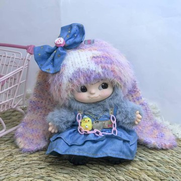 臺灣出貨✨  新款僅衣服]wakuku娃衣wakuku回千禧公仔掛件衣服明星同款蓬蓬蕾絲裙