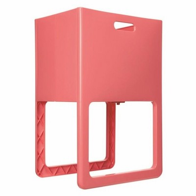 ACOT アコット ランドリーバスケット 折りたたみ&脚付バスケット ピンク 洗濯かご 脱衣かご ランドリーボックス 伊勢藤
