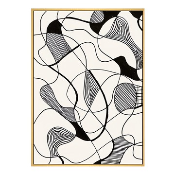 自由狂想曲I  30 x 40cm  原木色