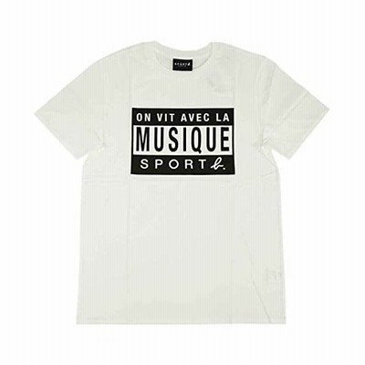 Agnes B Homme アニエスベー オム メンズ Tシャツ ホワイトxブラック サイズ1 1333 Q794 半袖 丸首 Sport 通販 Lineポイント最大get Lineショッピング