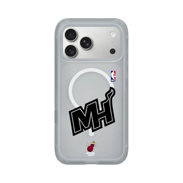 iPhone 17 Pro Max AirX 流變灰 - NBA - B&W-邁阿密熱火 Miami Heat B&W - Light