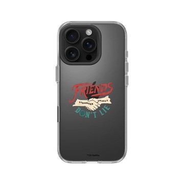 iPhone 16 Pro Clear Case（相機按鈕） 透明 - Stranger Things - 朋友不說謊