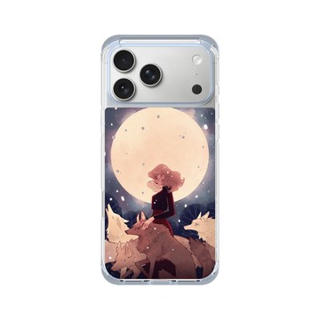 iPhone 17 Pro Max ClearX (MagSafe 兼容) 冰透藍 - Ludmilacerafoce - The Moon Pack