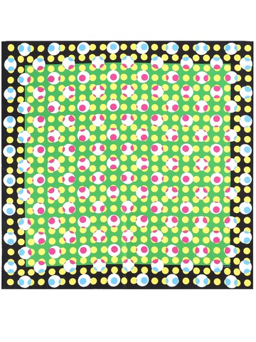 dries van noten foulard quadrato in seta