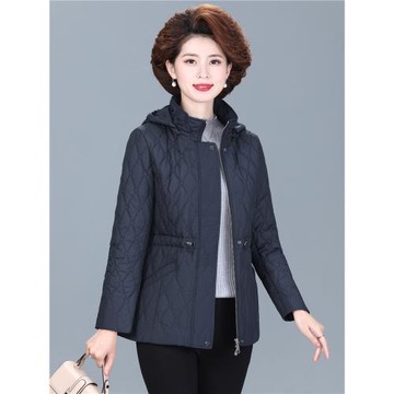 小個子媽媽秋冬裝外套中年女薄款棉服洋氣短款小棉襖中老年人棉衣