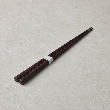 日本川上-總八角黑檀木筷(23.5cm)